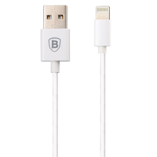 Baseus 2m - 2A Standard USB Type-A 2.0 to Lightning Cable - White