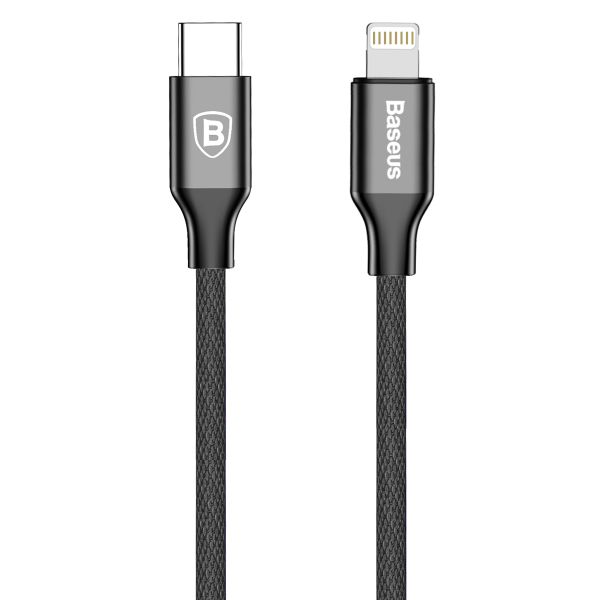 Baseus 1m - 2A Yiven USB Type-C 2.0 to Lightning Cable with Power Delivery