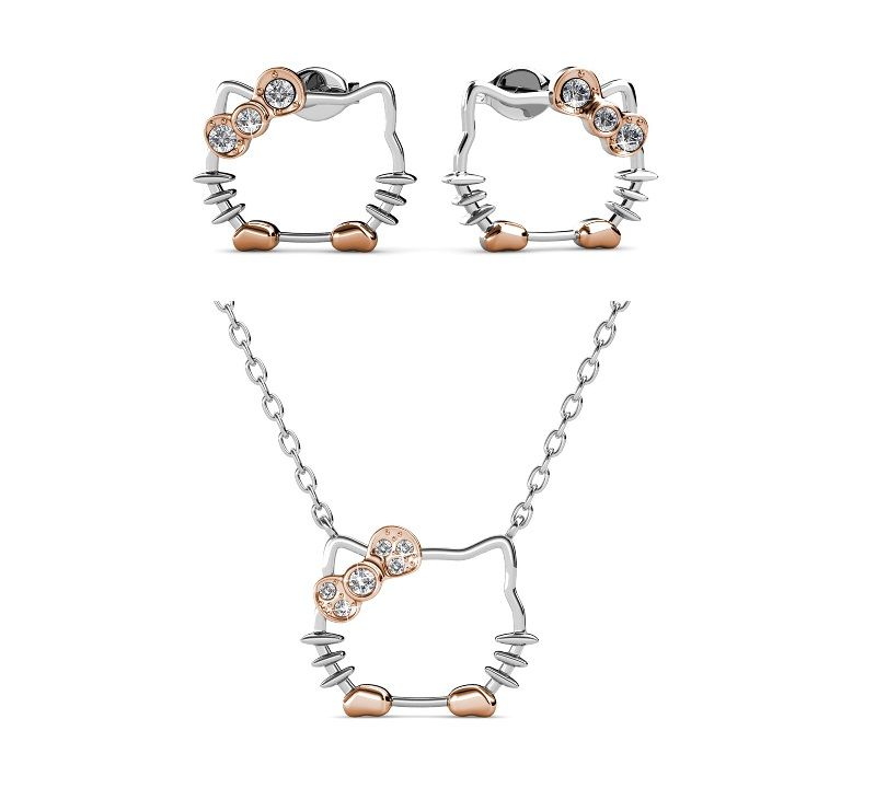 Destiny 925 Hello Kitty Set with Swarovski Crystals | Shop Today