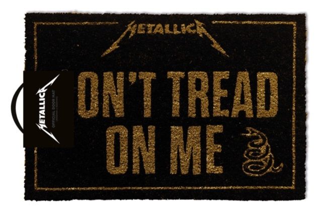 Metallica Don't Tread On Me Door Mat (Parallel Import)