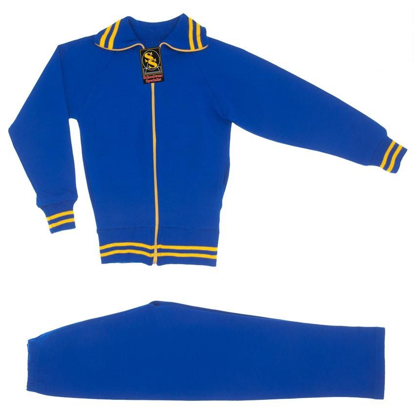 SS Woollen School Tracksuits Royal & Gold Buy Online in South