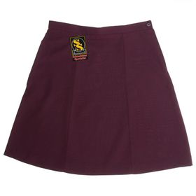 maroon uniform skirt