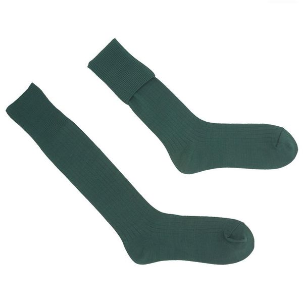 Schoolwear Specialist Long School Socks - Bottle Green (Size: S)