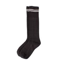 Schoolwear Specialist Long School Socks - Black/White (Size: M) | Buy ...