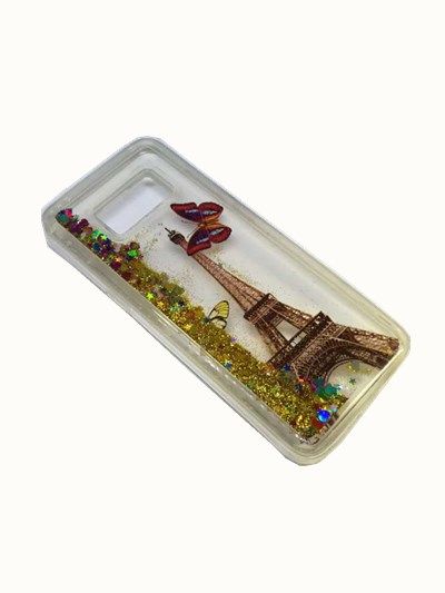 Liquid Moving Case for Samsung S8 - Gold