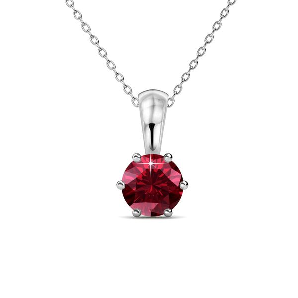 Crystalize 925 Silver January Birthstone Necklace with Swarovski Crystal
