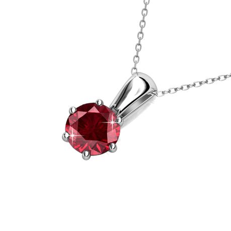 Swarovski deals garnet necklace