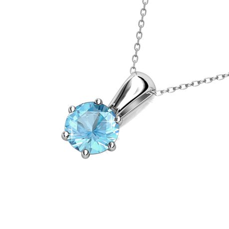 march birthstone necklace