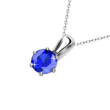 Swarovski hot sale sapphire necklace