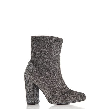 quiz block heel ankle boots