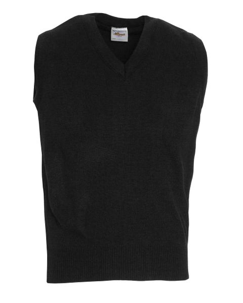 AllWear School Black Sleeveless Jersey