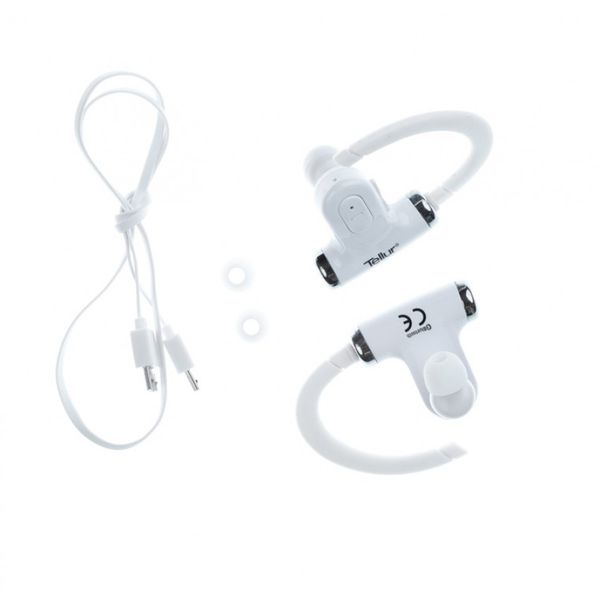 Tellur Sport Bluetooth Headset Racer - White