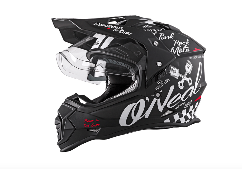 O'Neal Sierra II Torment Helmet - Black &amp; White