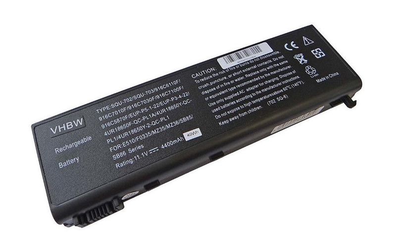 Replacement Packard Bell SQU-702 Battery