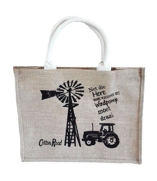 Cotton Road Bag - Die Here Weet Windpomp