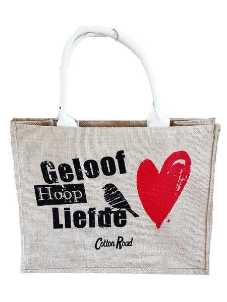 Cotton Road Bag - Geloof Hoop Liefde