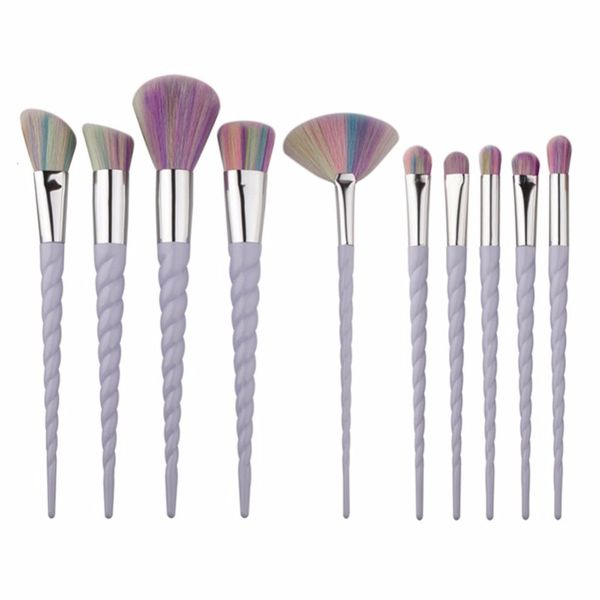 ABC Makeup Unicorn Make-Up Brush - 10 Piece Set
