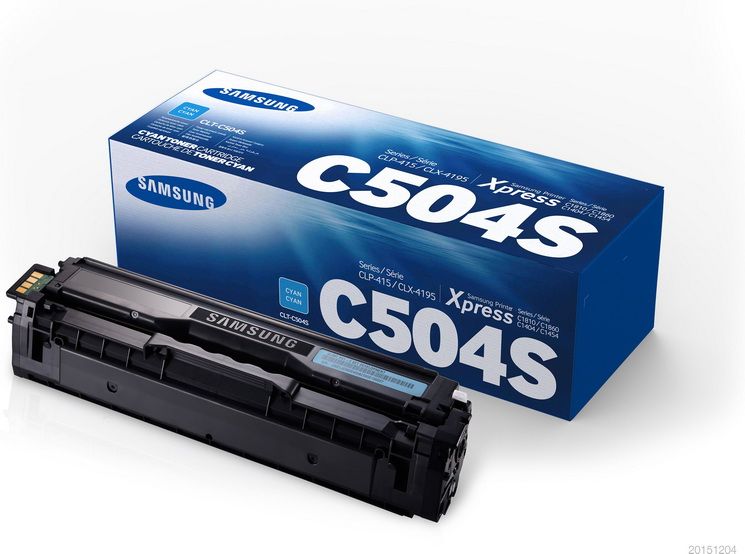 Samsung CLT-C504S Cyan Laser Toner Cartridge