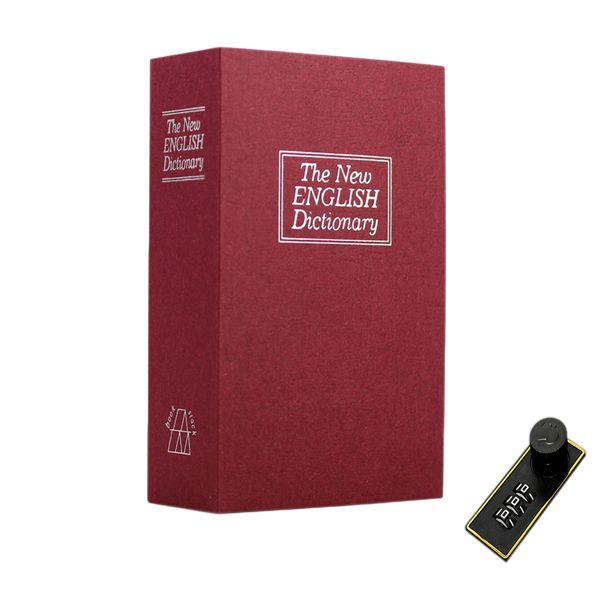 Dictionary Book Safe Box with Combination Lock