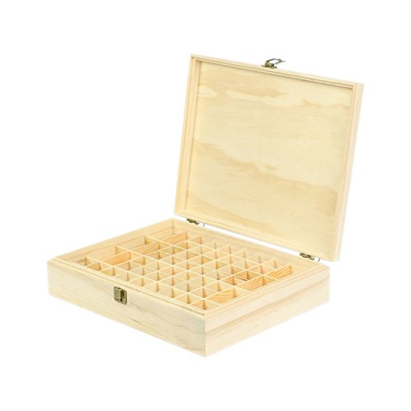 Wooden Essential Oil Box Organizer