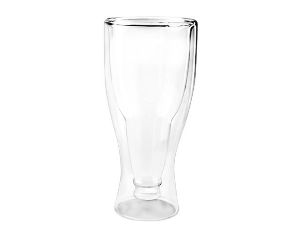 Upside Down Beer Bottle Shaped Glass - 350ml