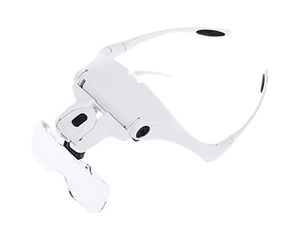 Headband Magnifier Glasses with LED Light