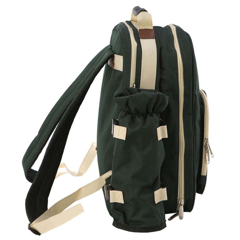 Picnic Backpack with Cutlery Set Dark Green Shop Today. Get it Tomorrow takealot