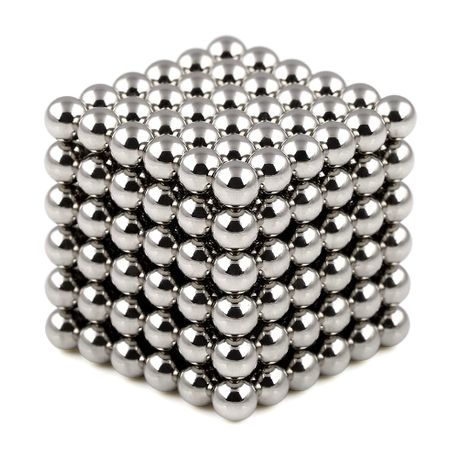 5mm Magnetic Balls Silver - 216 Pieces 