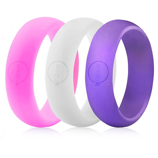 Enduring Women's Silicone Wedding Ring - 3 Pack