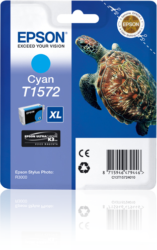 Epson T1572 XL Cyan Ink Cartridge