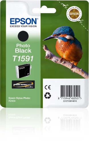 Epson T1591 Photo Black Ink Cartridge