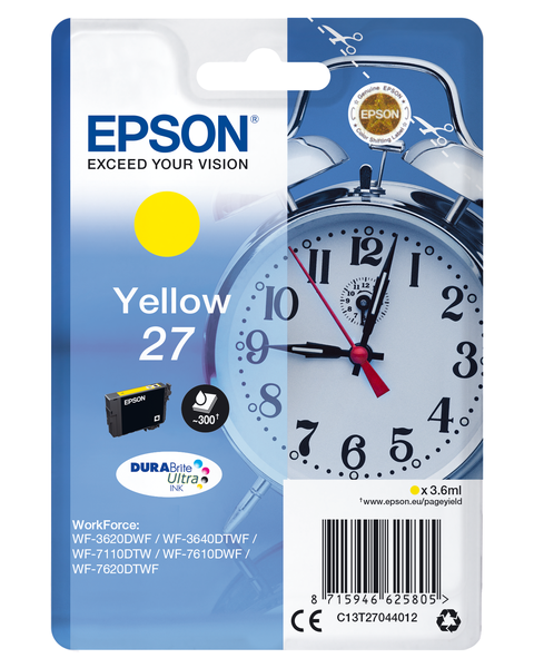 Epson 27 Yellow Ink Cartridge