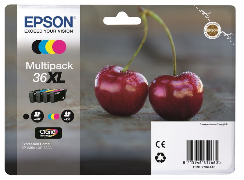 Epson 36XL Claria Multipack Ink Cartridges