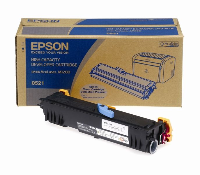 Epson S050521 High Capacity Black Developer Cartridge