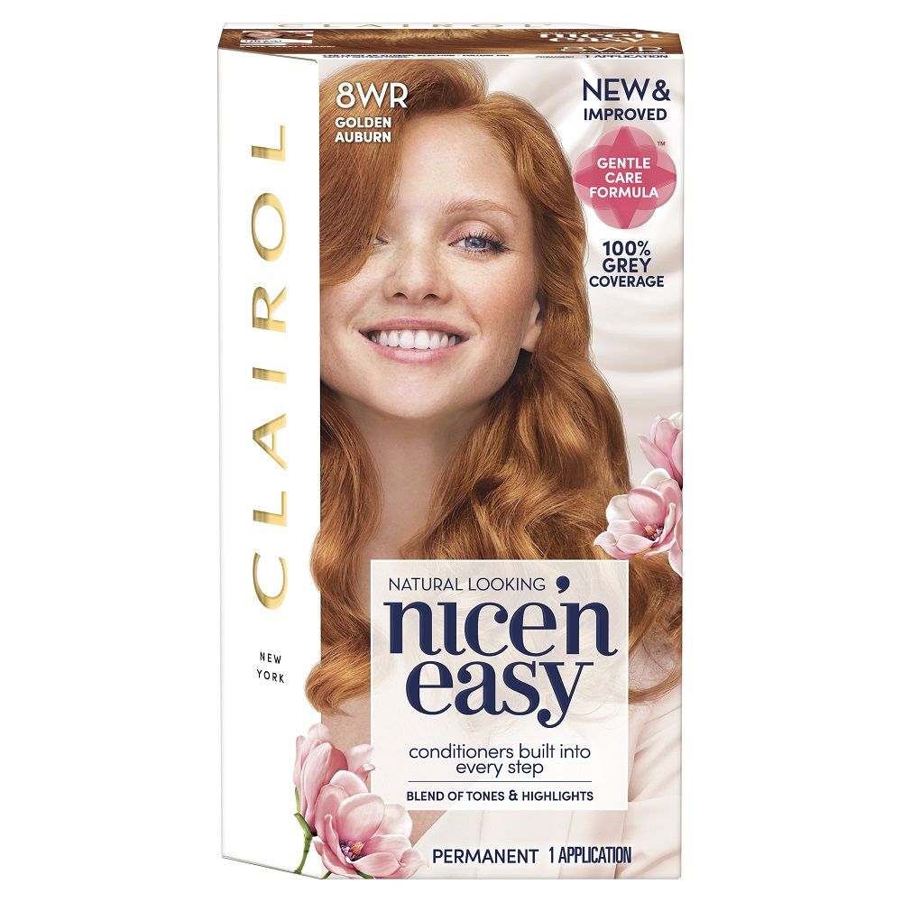 Clairol Nice 'n Easy Hair Dye - Golden Auburne 8wr | Buy ...