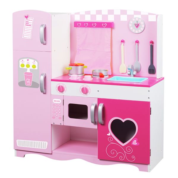 Classic World Pretend &amp; Play Pink Kitchen