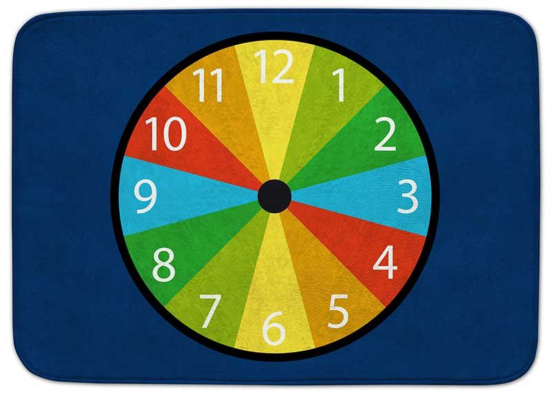 Kids Original Clock Ultra Soft Playmat - 100cm x 150cm