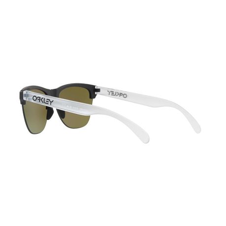 Oakley Frogskins Lite Matte Black Prizm Sapphire Sunglasses