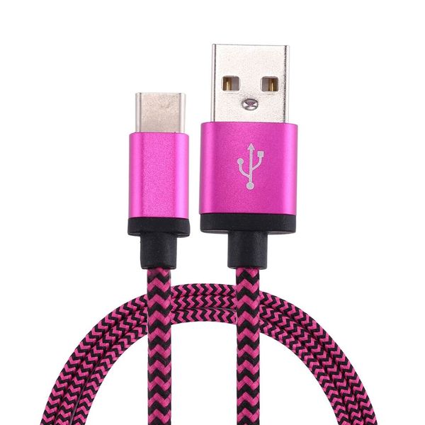 Tuff-Luv USB 3.1 Type-C to USB 2.0 Charge Cable - Pink
