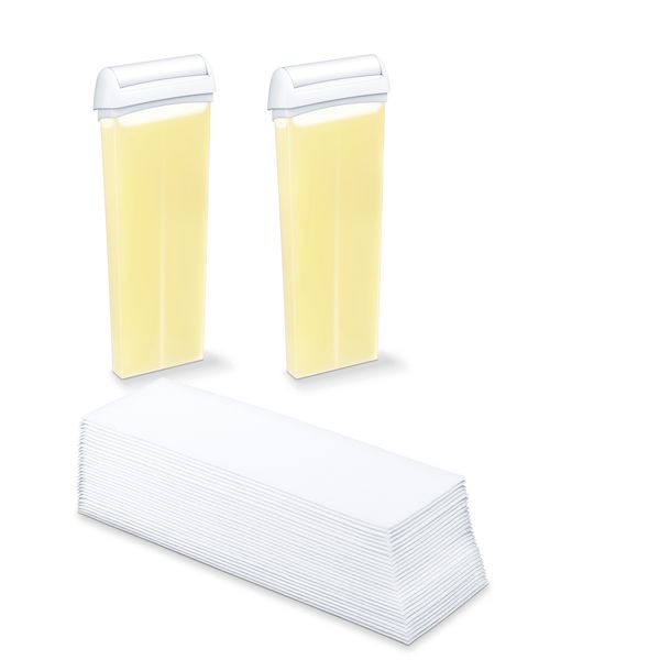 Beurer Spare Wax Cartridges and Fabric Strips for HL 40 Wax Hair Remover