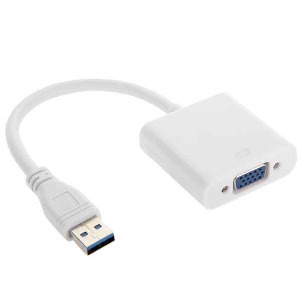 Tuff-Luv USB 3.0 To VGA Multi-Display Adapter - White