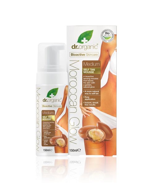 Dr.Organic Moroccan Glow Self Tan Mousse - 150ml