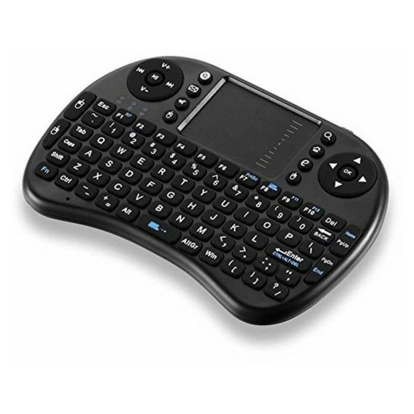 Mini Keyboard with Touchpad Mouse - Black
