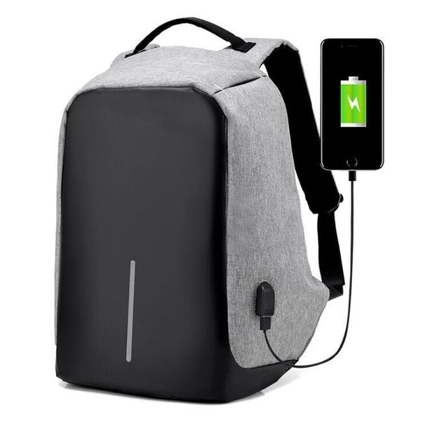 Medoodi Anti-Theft Back Pack - Grey