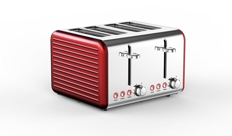 Sunbeam Ultimum - Four Slice Toaster - Red