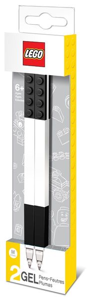 LEGO Black Gel Pens - 2 Piece