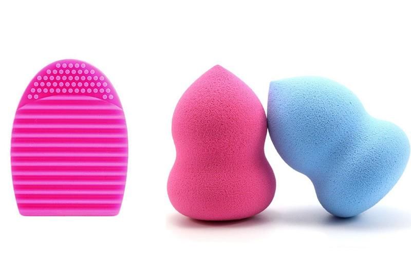 Make-up Brush Cleaner &amp; Blending Sponges - Dark Pink