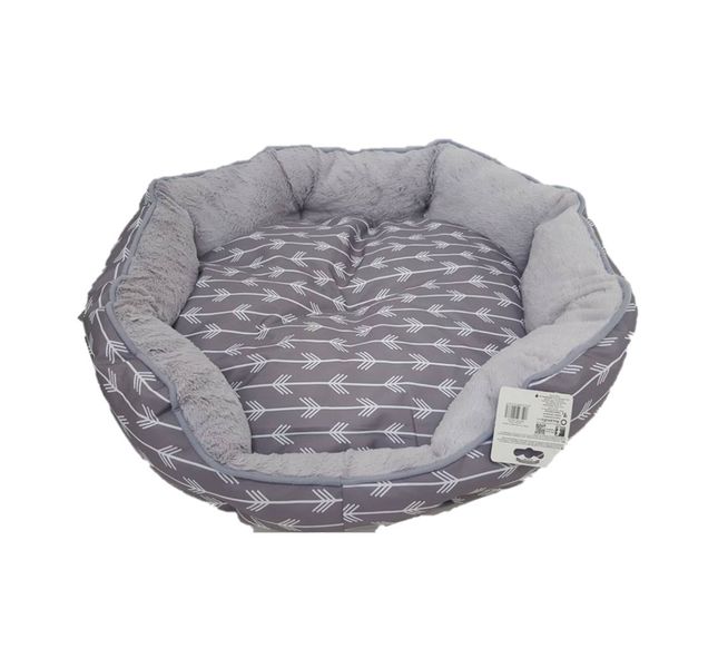 Marltons Small Plush Bed - Grey