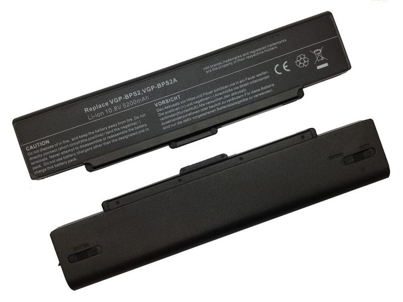 Replacement Sony BPS2 6-Cell Battery - Black