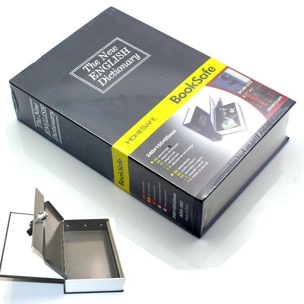 Home &amp; Office Book Safe - Black